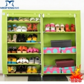 Portable Double Door Storage Rack