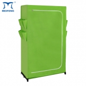 MEIFENG Clothing Racks Collapsible Fabric Metal Wardrobe Closet