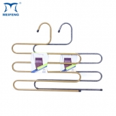 MEIFENG Multilayer Non-Slip Chrome Pants Hanger 97394