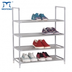 MEIFENG Adjustable 4 Tier Metal Shoe Rack