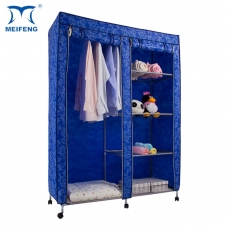 MEIFENG Freestanding Closet Wardrobe With Wheels