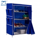 MEIFENG Stackable Storage Shoe Rack Holder With Mesh