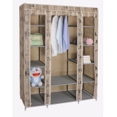 modern bedroom set portable fabric wardrobe