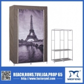 cheap bedroom furniture new design portable  fabric wardrobe